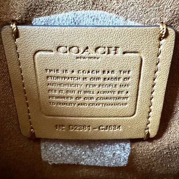 Coach Grace Carryall CJ634 Colorblock Sign Canvas Raspberry/Multi, Xbody - NWOT - Picture 11 of 13
